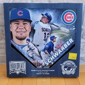 Kyle Schwarber Chicago Cubs Home Plate Plaque